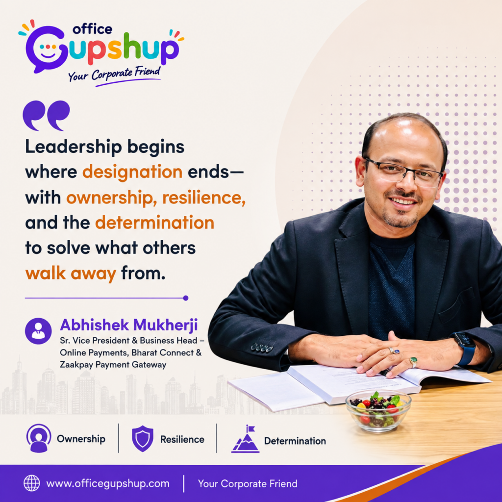 Leadership is not a designation. It is a mindset.