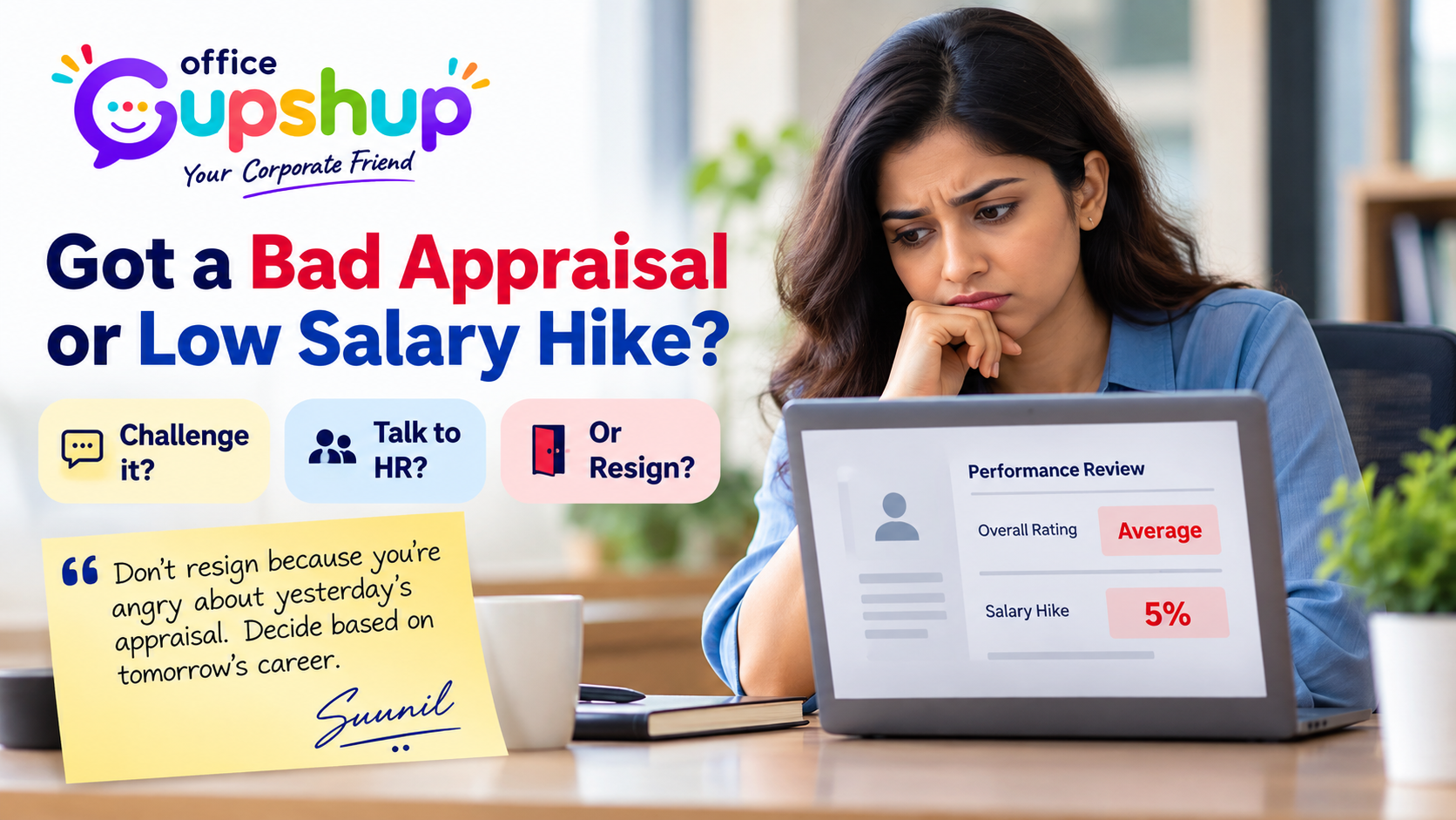 Got a bad appraisal or low salary hike? What to do before you resign