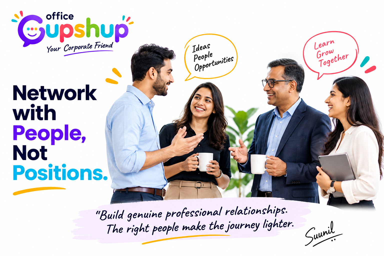 How to network at work and build genuine professional relationships – Office Gupshup