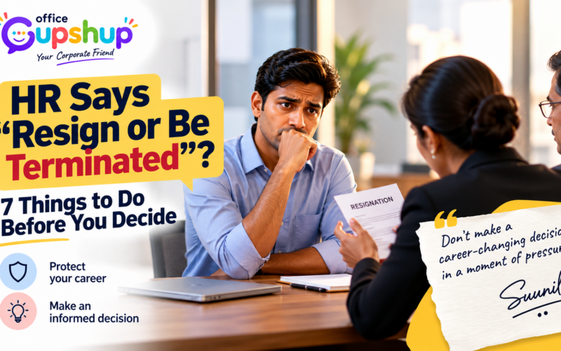 HR Says “Resign or Be Terminated”? 7 Things to Do Before You Decide